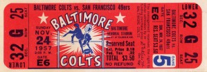1957 Colts vs. 49ers